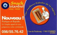 Halal Restaurant Snack Kebab Friterie Istanbul Komen-Waasten HalalTime.eu